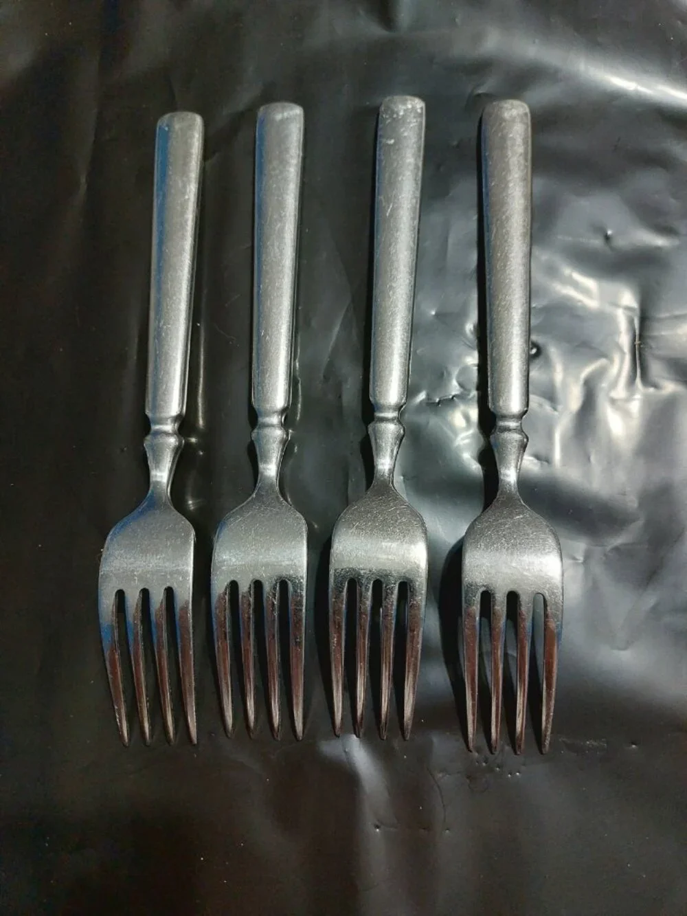 Martha Stewart EMPIRE MSE Stainless Flatware Forks Lot Of 4